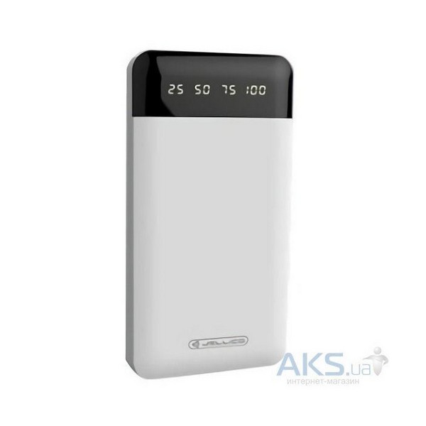 

Додатковий акумулятор 10000 mAh Jellico BWK-10 (RL049307) White, BWK-10 Li-Pol 10000mAh White