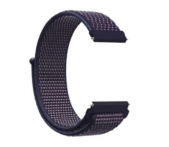 Ремінець для смарт-годинника BeCover Nylon Style для Nokia/Withings Steel/Steel HR Blue Gray