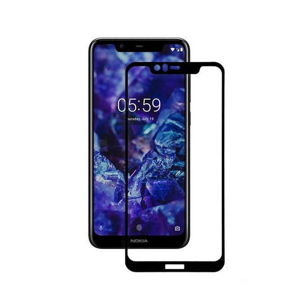 

Захисне скло Nokia 5.1 Plus прозоре (Black) BeCover, Nokia 5.1 Plus прозоре BeCover