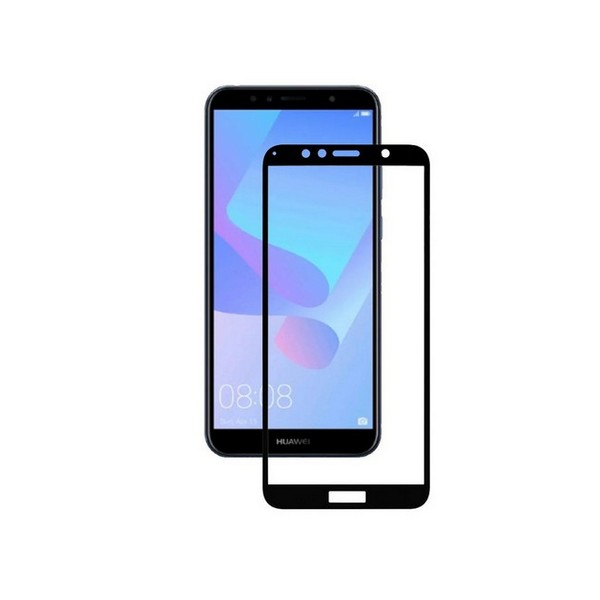 

Захисне скло Huawei Y6 2018 прозоре (Black) BeCover, Huawei Y6 2018 прозоре BeCover