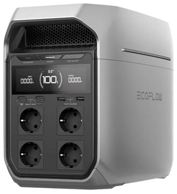 Зарядна станція EcoFlow DELTA 3 Plus Black Silver (EFDELTA3P-EU) UA