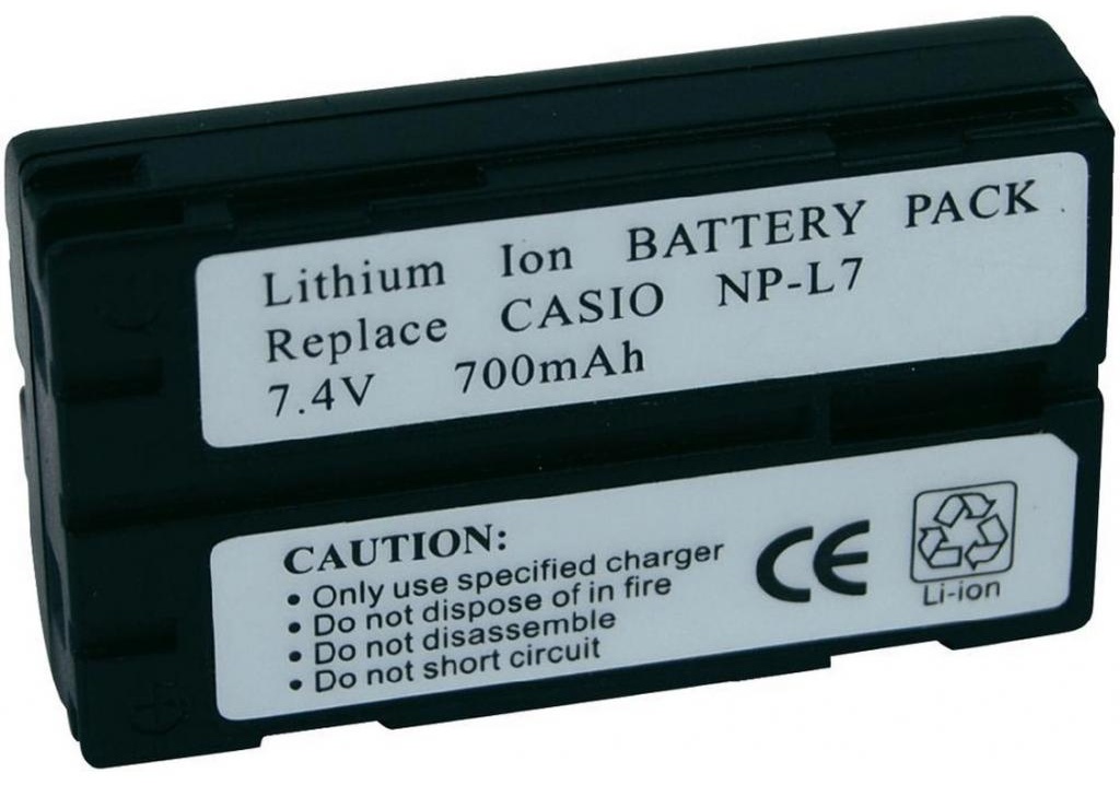 Акумулятор для фотоапарата Extradigital Casio NP-L7 700 mAh