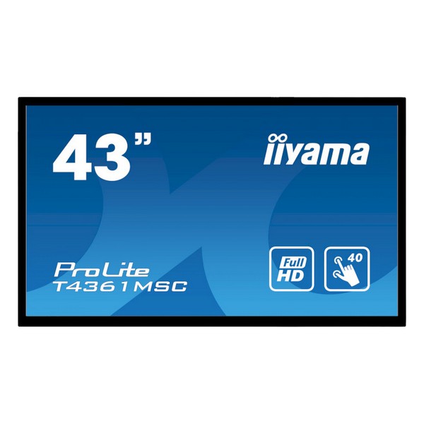 

Монітор 43 Iiyama T4361MSC-B1, T4361MSC-B1