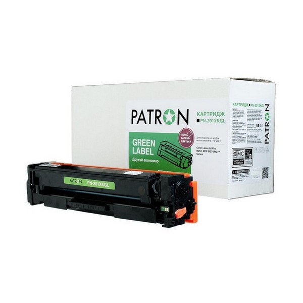 

Картридж Patron HP CLJ CF400X Black Green Label CT-HP-CF400X-B-PN-GL (PN-201XKGL, HP CLJ CF400X Black Green Label CT-HP-CF400X-B-PN-GL (PN-201XKGL)