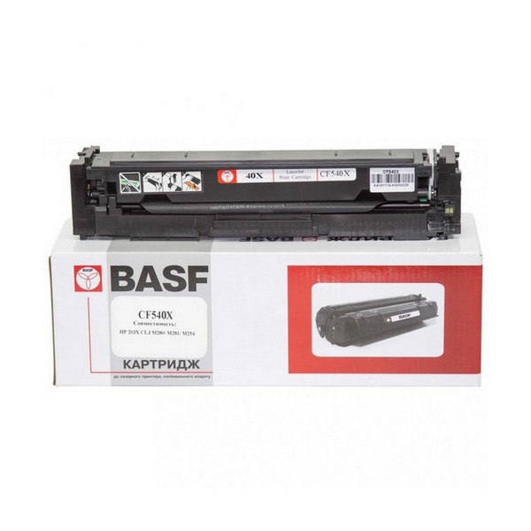

Картридж BASF HP CLJ M280/M281/M254 Black (KT-CF540X, Картридж для HP CLJ M280/M281/M254 Black (KT-CF540X)