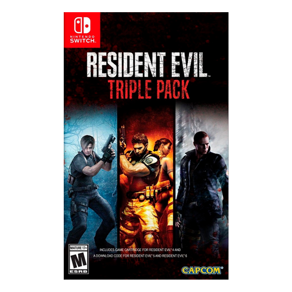 

Гра Nintendo Switch Resident Evil Triple Pack (англійська версія, Resident Evil Triple Pack Nintendo Switch