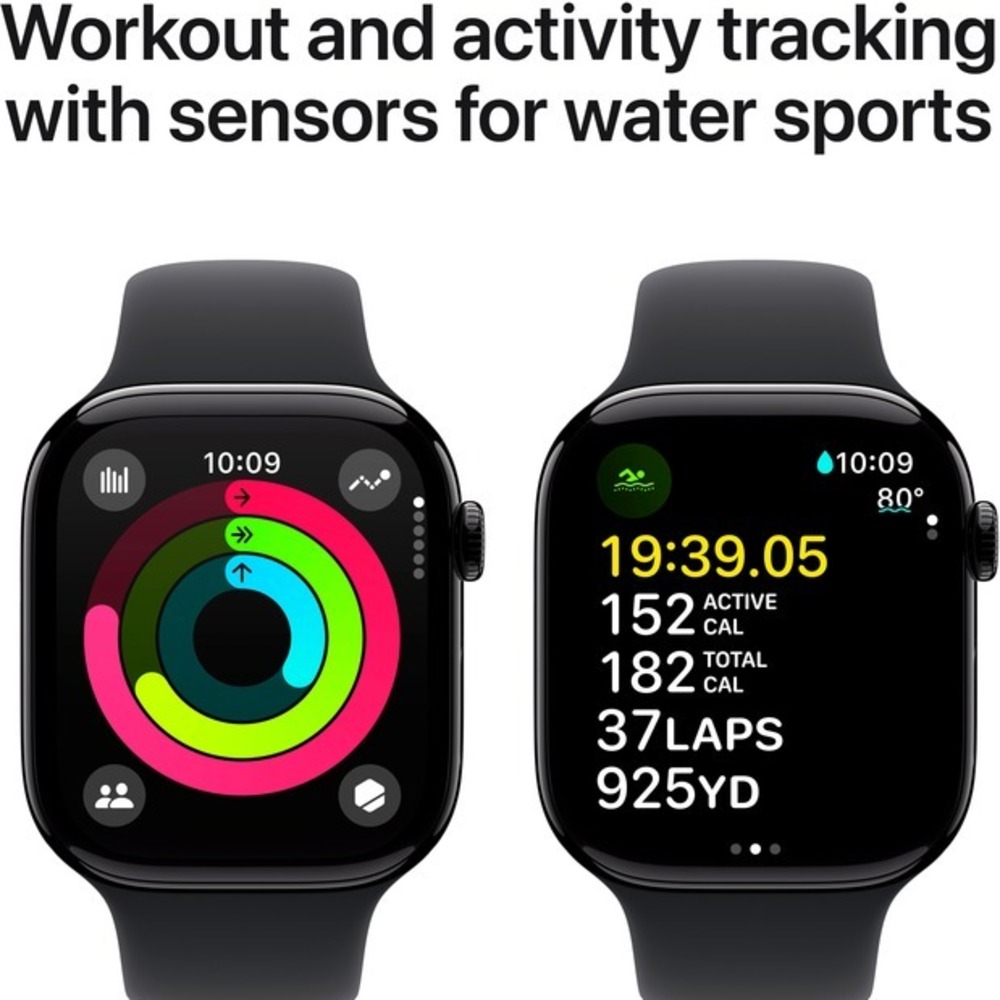 Смарт-годинник Apple Watch Series 10 GPS 46mm Jet Black Alum with