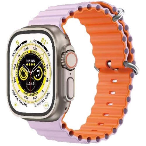 Ремінець для смарт-годинника Gear4 для Apple Watch 42/44/45мм Purple Orange