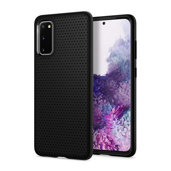 

Накладка для Samsung Galaxy G980 S20 Spigen Liquid Air Matte Black, Samsung Galaxy G980 S20 Spigen Liquid Air