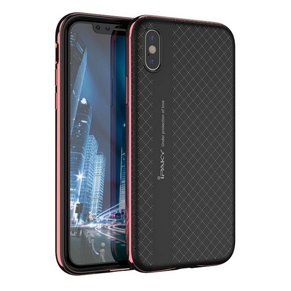 

Накладка для iPhone X/iPhone XS iPaky Bumblebee Series/PC Frame With TPU Case Red, iPhone X/iPhone XS iPaky Bumblebee Series/PC Frame With TPU Case
