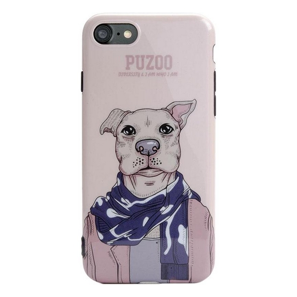 

Накладка для iPhone 7/iPhone 8 PUZOO TPU Glossy Shiny Powder Art dog Brown Aboo, iPhone 7/iPhone 8 PUZOO TPU Glossy Shiny Powder Art dog