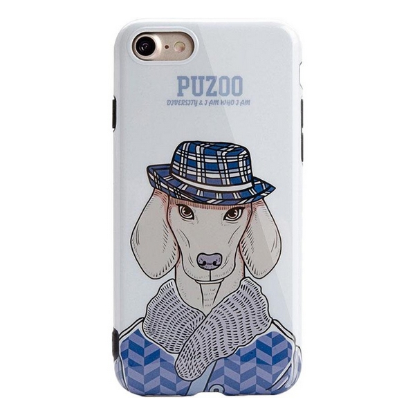 

Накладка для iPhone 7/iPhone 8 PUZOO TPU Glossy Shiny Powder Art dog White Ravan, iPhone 7/iPhone 8 PUZOO TPU Glossy Shiny Powder Art dog