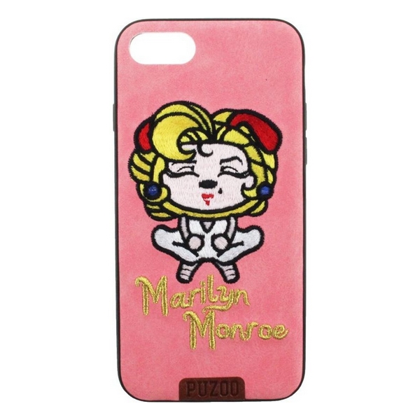 

Накладка для iPhone 7/iPhone 8 PUZOO TPU+TPU with stitchwork craft Star show Pink Monroo, iPhone 7/iPhone 8 PUZOO TPU+TPU with stitchwork craft Star show