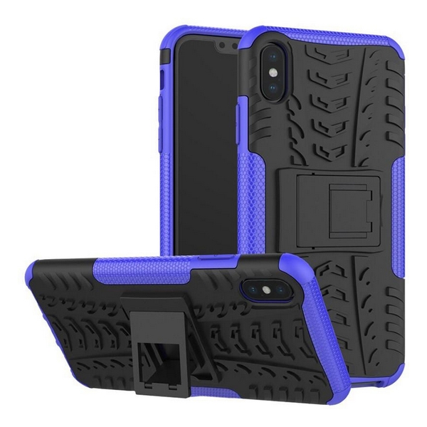 

Накладка для iPhone X/iPhone XS TOTO Dazzle Kickstand 2 in 1 Case Blue, iPhone X/iPhone XS TOTO Dazzle Kickstand 2 in 1 Case