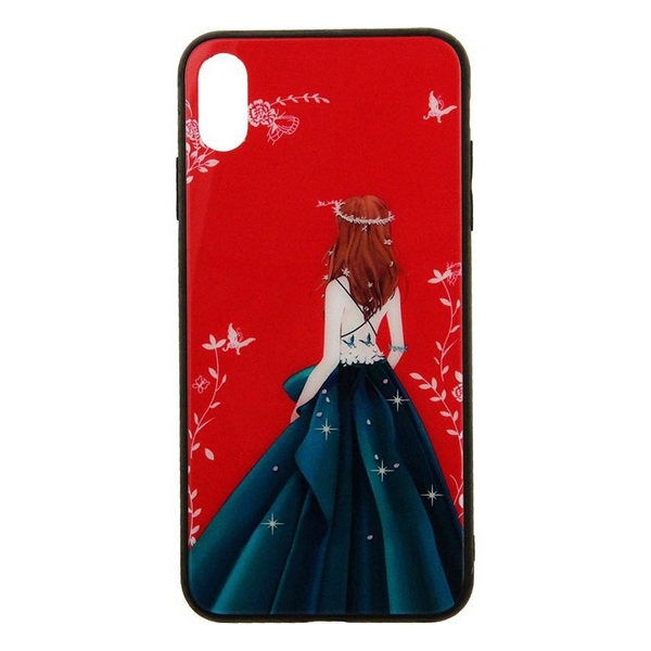 

Накладка для iPhone XS Max TOTO Glass Fashionable Case Dress Girl, iPhone XS Max TOTO Glass Fashionable Case