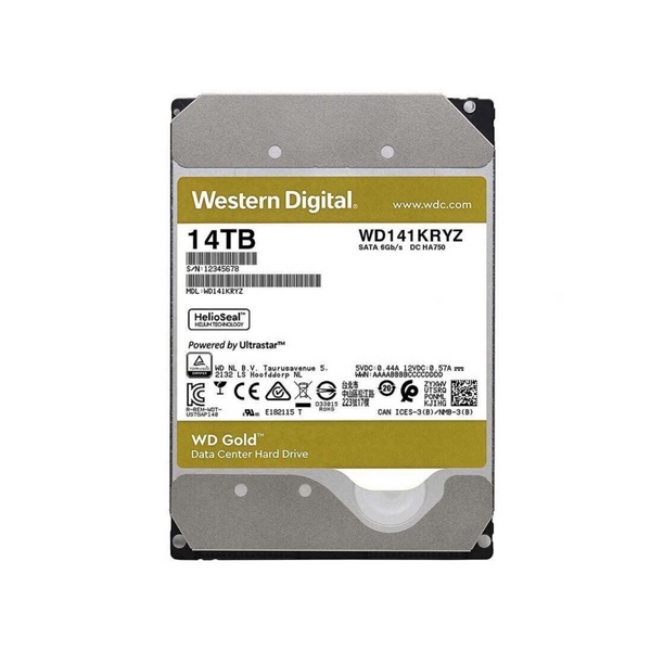 

Жорсткий диск внутрішній 14 TB WD Gold Enterprise Class (WD141KRYZ, Gold Enterprise Class 14 TB (WD141KRYZ)