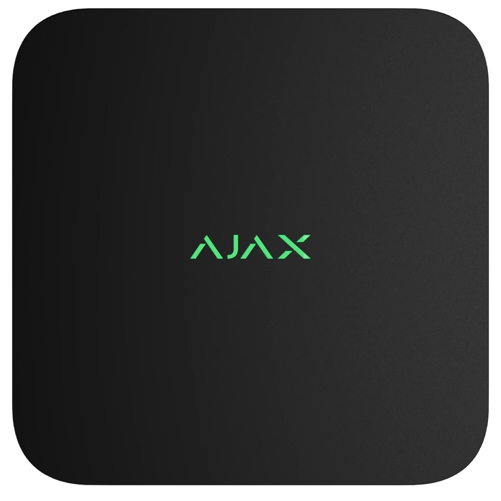 Реєстратор відеонагляду Ajax NVR DC (8ch) Black (99-10025184)