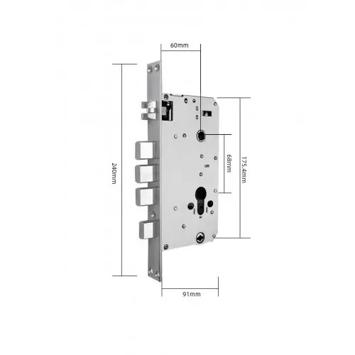 Розумний замок для дверей Seven Lock 6068ac