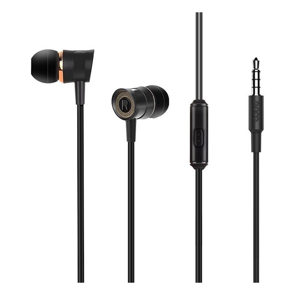 

Навушники вакуумні провідні з мікрофоном Hoco M37 Pleasant Sound Black, M37 Pleasant Sound Black