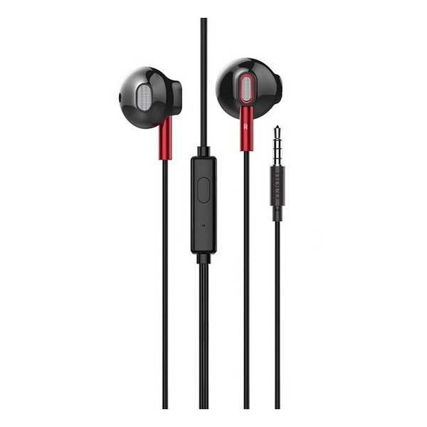 

Навушники вкладиші провідні з мікрофоном Hoco M57 Sky Black, M57 Sky Black
