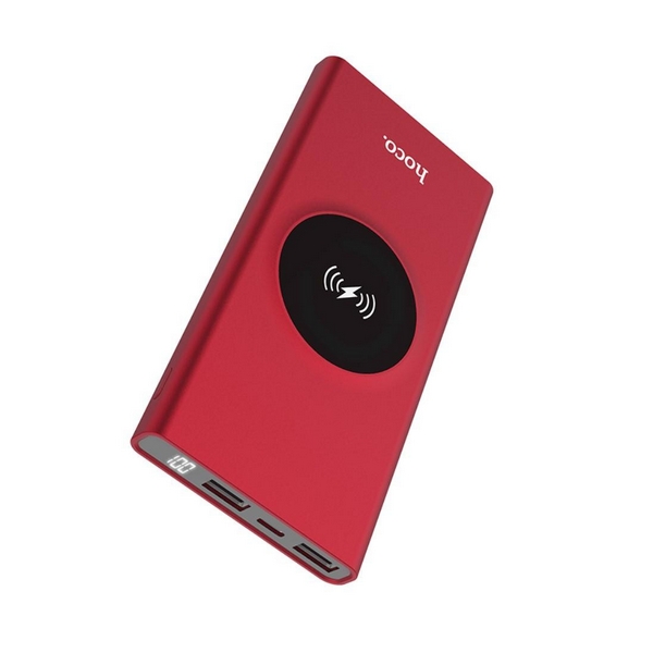 

Додатковий акумулятор 10000 mAh Hoco J37 Red, J37 Black
