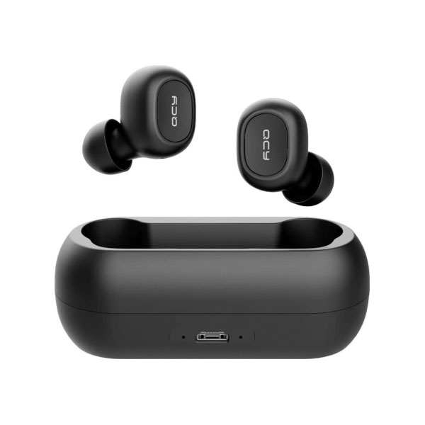 

Навушники вакуумні безпровідні з мікрофоном QCY T1C Black, T1C Black