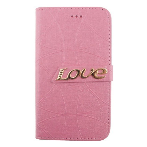 

Чохол-книжка універсальна 5.0 - 5.5 TOTO Book Universal Cover Love Pink, Book Universal cover Love 5.0-5.5