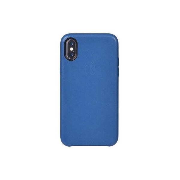 

Накладка для iPhone X/iPhone XS TOTO Leather Case Blue, Leather Case Apple iPhone X/XS