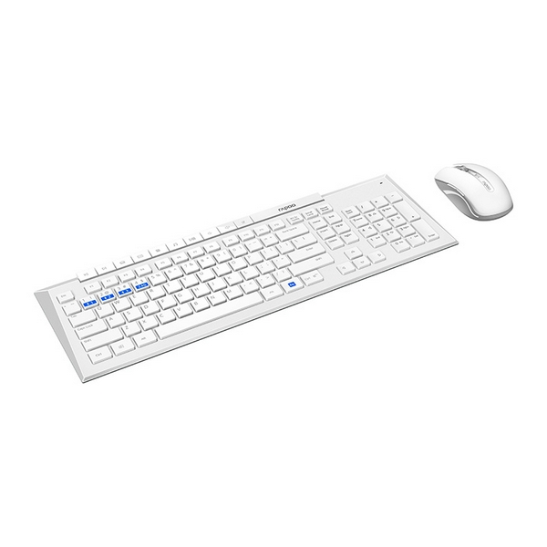 

Клавіатура безпровідна + мишка RAPOO 8200M Wireless White, 8200M Wireless White