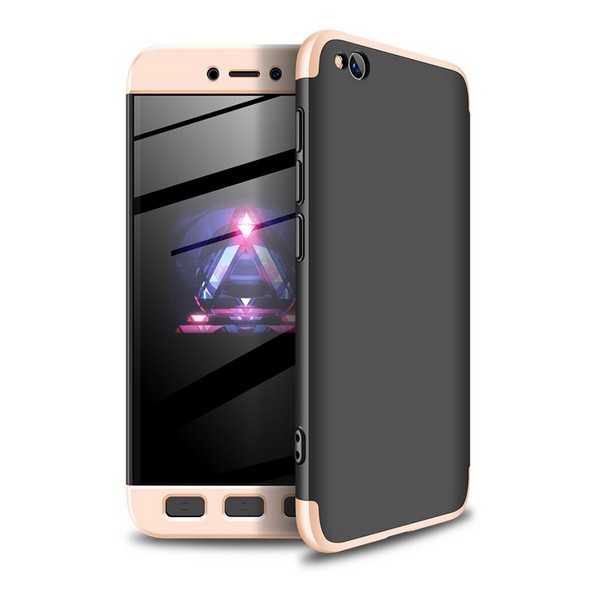 

Накладка для Xiaomi Redmi Go GKK 3in1 Hard PC Case Gold Black, Xiaomi Redmi Go 3in1 Hard PC Case