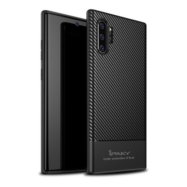 

Накладка для Samsung N975 Galaxy Note 10 Plus iPaky Moosy Series/TPU With Carbon Fiber Case Black, Samsung N975 Galaxy Note 10 Plus Moosy Series/TPU With Carbon Fiber Case