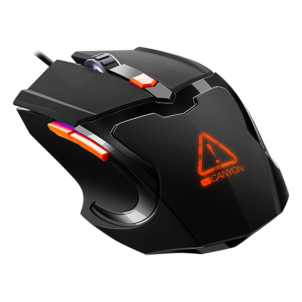 

Мишка USB ігрова Canyon CND-SGM02RGB Vigil Black, CND-SGM02RGB Vigil Black
