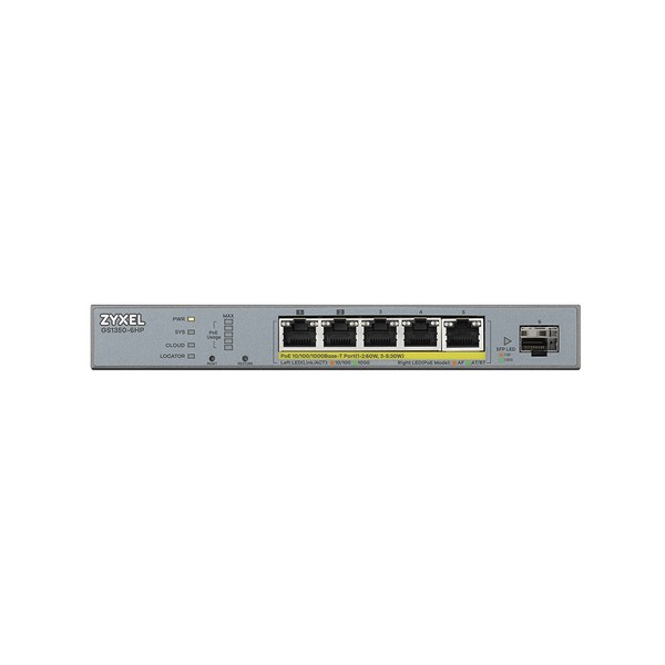 

Світч ZyXEL GS1350-6HP-EU0101F 5 портів, GS1350-6HP (GS1350-6HP-EU0101F)