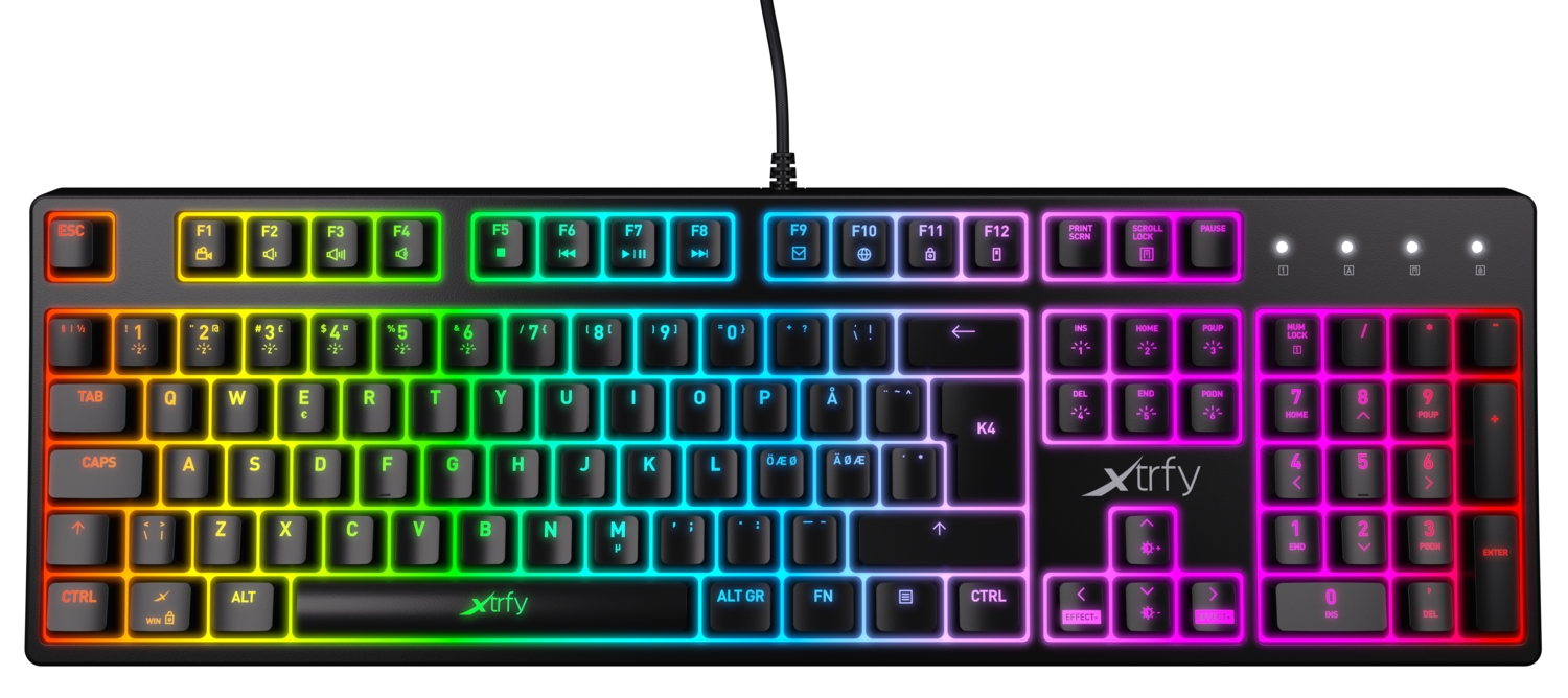 

Xtrfy K4 RGB Kailh Red RU, K4 RGB Kailh Red RU