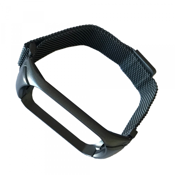 Ремінець для фітнес-браслету Infinity Xiaomi Mi Band 3/4/5/6 Milanese Loop Gray