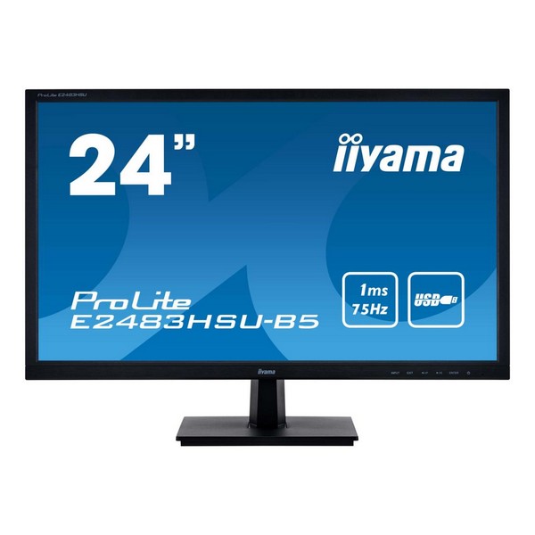 

Монітор 24 Iiyama ProLite E2483HSU-B5, ProLite E2483HSU-B5