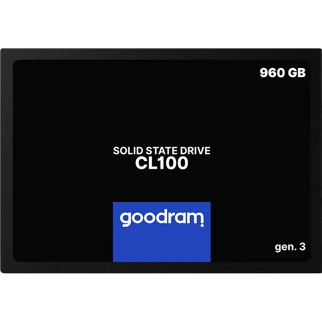Внутрішній SSD диск GoodRam CL100 (SSDPR-CL100-960-G3) Black 960GB
