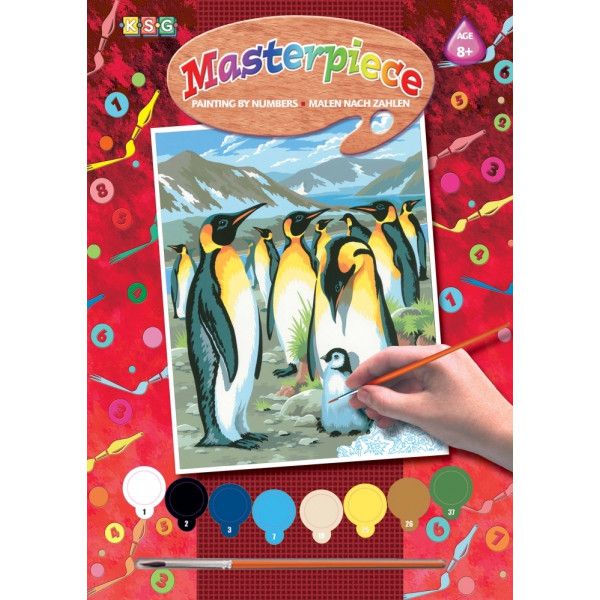 

Sequin Art Набір для творчості PAINTING BY NUMBERS JUNIOR Penguins, Набір для творчості PAINTING BY NUMBERS JUNIOR Penguins