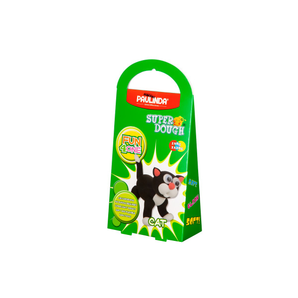 

PAULINDA Маса для ліплення Super Dough Fun4one Кіт (рухливі очі, Маса для ліплення Super Dough Fun4one Кіт (рухливі очі)
