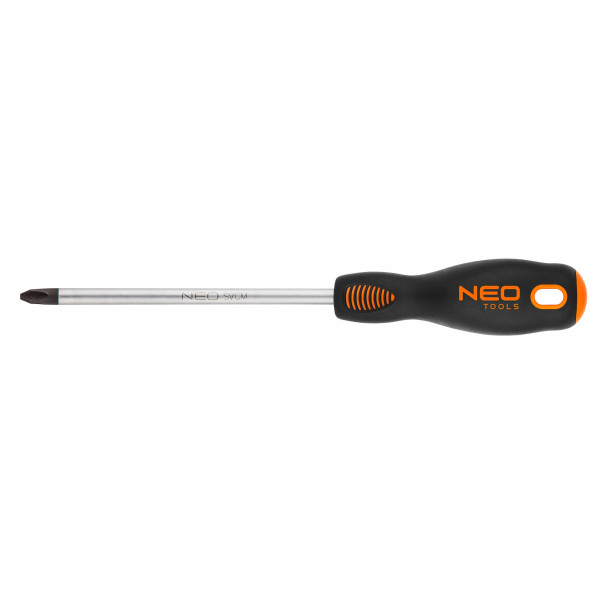 Викрутка Neo Tools 04-007 Black Orange хрестова, PH2 x 150 мм, CrMo