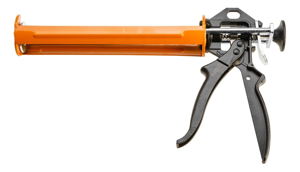 Пістолет для герметика Neo Tools 61-003ERC Black Orange 240 мм