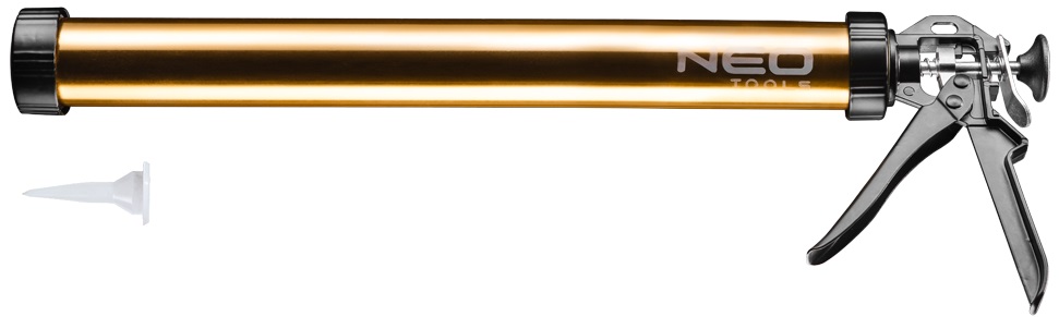 Пістолет для герметика Neo Tools 61-006ERC Black Copper 600мл, сталево-алюмінієвий корпус, товщина 1.1 мм