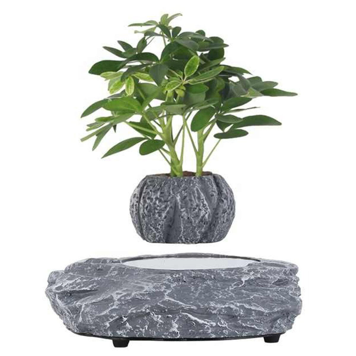 Магнітний левітаційний горщик для рослин HCNT Magnetic Levitating Pot M5B-P Grey HCNT - купити в Україні