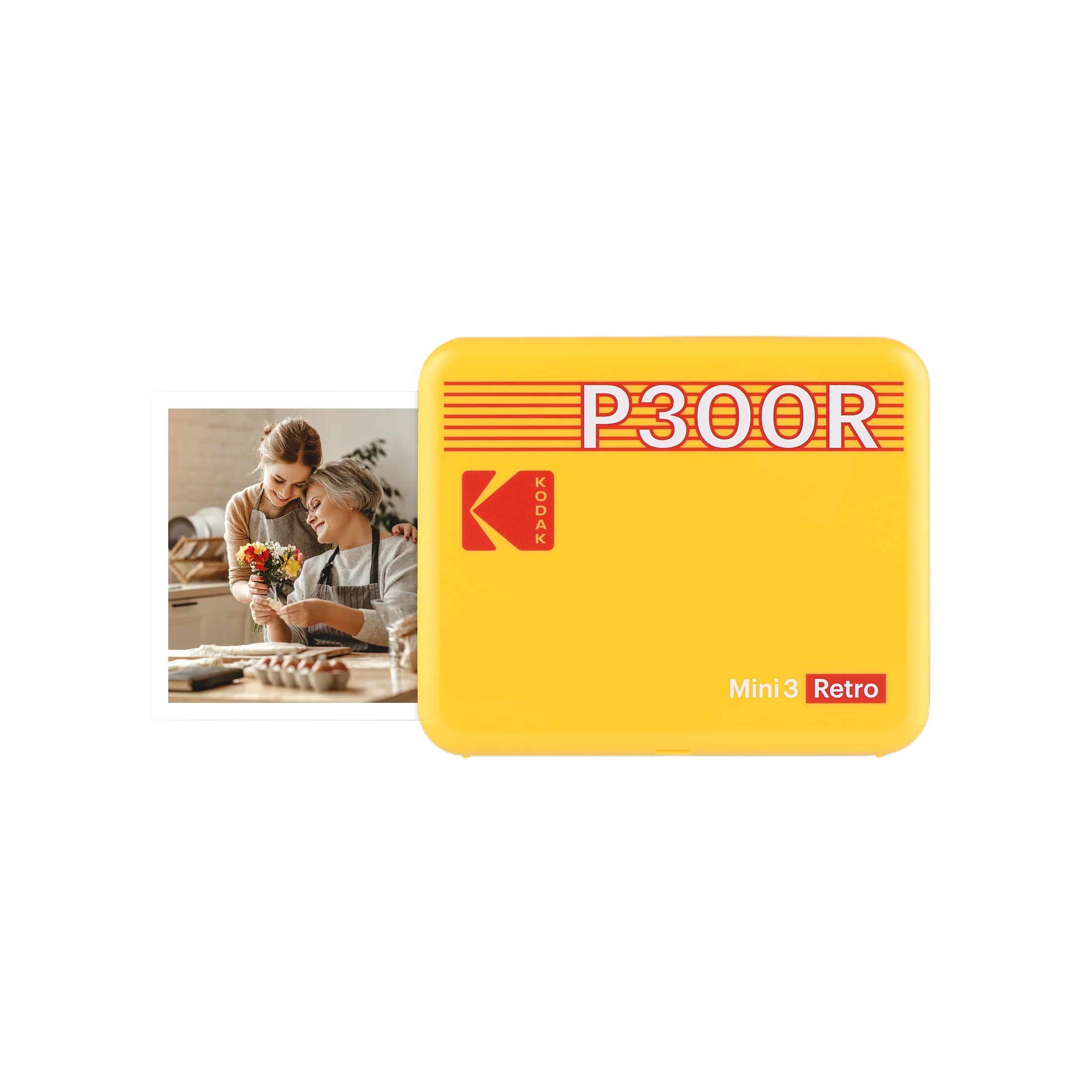 Фотопринтер Kodak Mini 3 Retro Yellow (P300R)