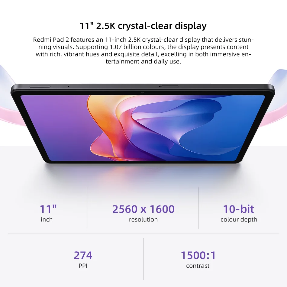 Планшет Xiaomi Redmi Pad 2 4/128GB WiFi Mint Green (Global) купить