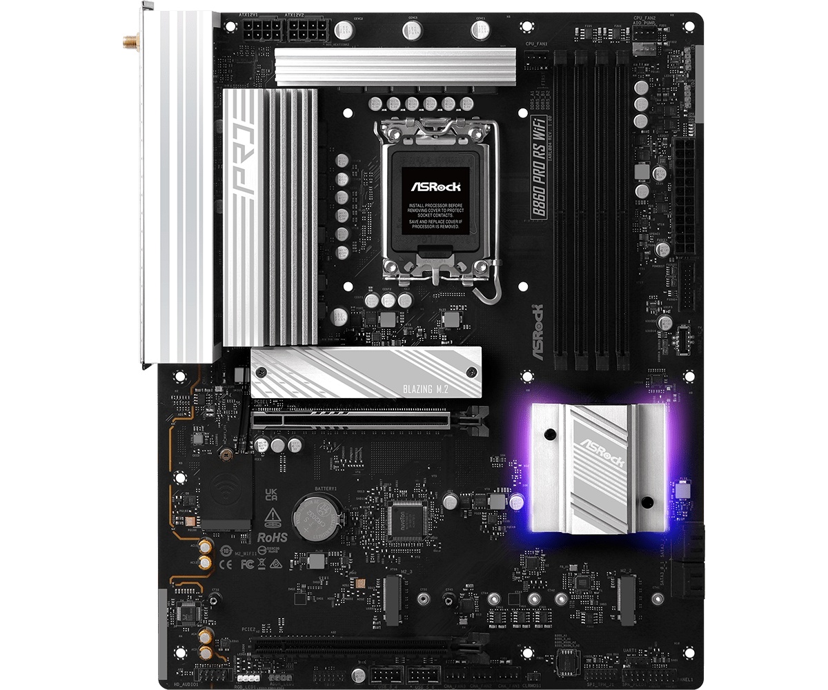 Материнська плата ASRock B860 Pro RS WiFi