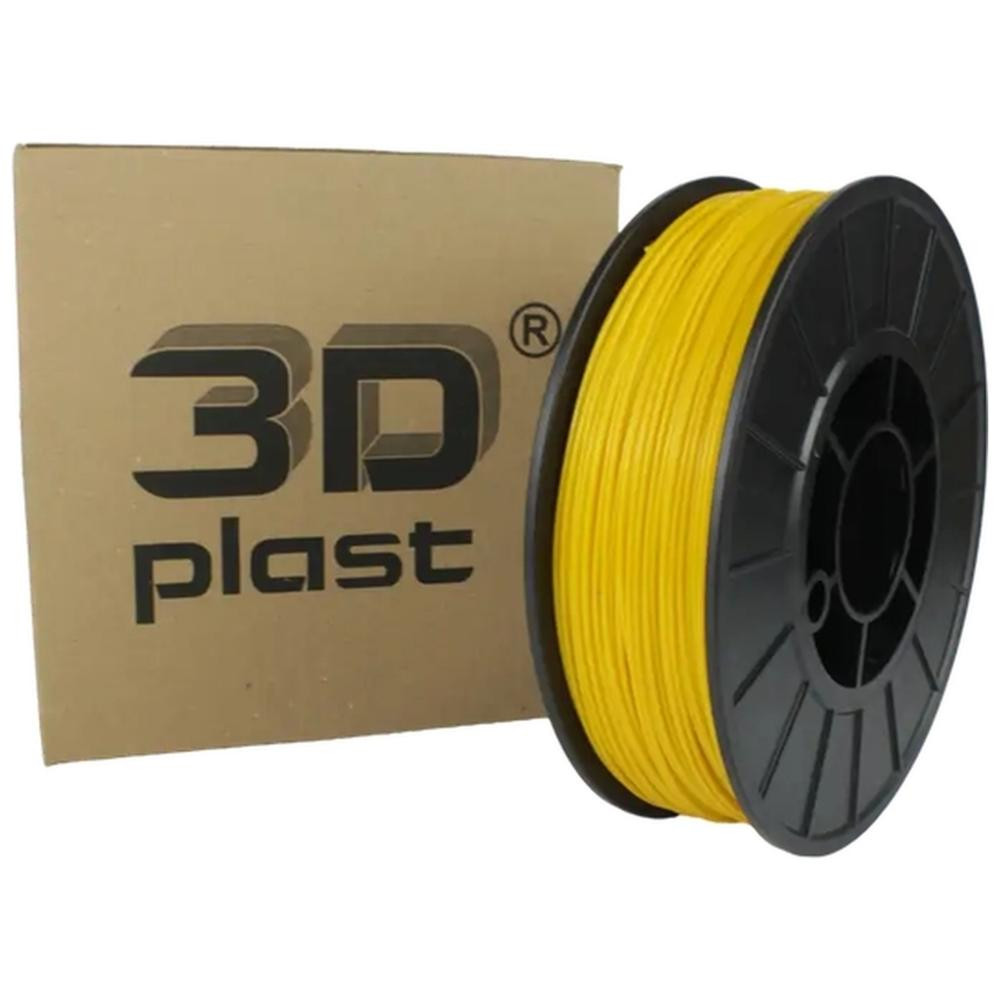Пластик для 3D-принтера 3Dplast PLA 1.75мм, 0.85кг Yellow (3DPLA17508YL) 3Dplast - купити в Україні