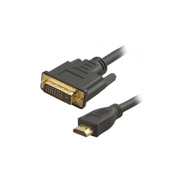 Відео-кабель Atcom AT3808 HDMI(тато)DVI(тато), 1,8m Black