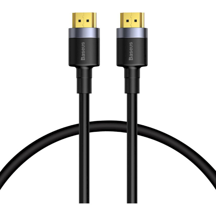 Відео-кабель Baseus CADKLF-E01 HDMI(тато)HDMI(тато), 1m Black