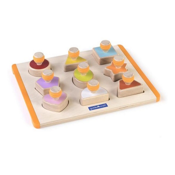 Розвиваюча іграшка Guidecraft Сортер Manipulatives Форми з ручками (G6742)